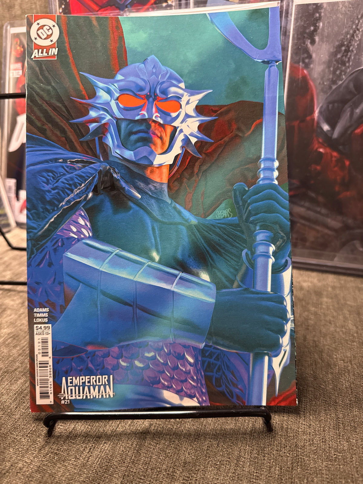 EMPEROR AQUAMAN #21 CVR B MARK SPEARS CARD STOCK VAR
