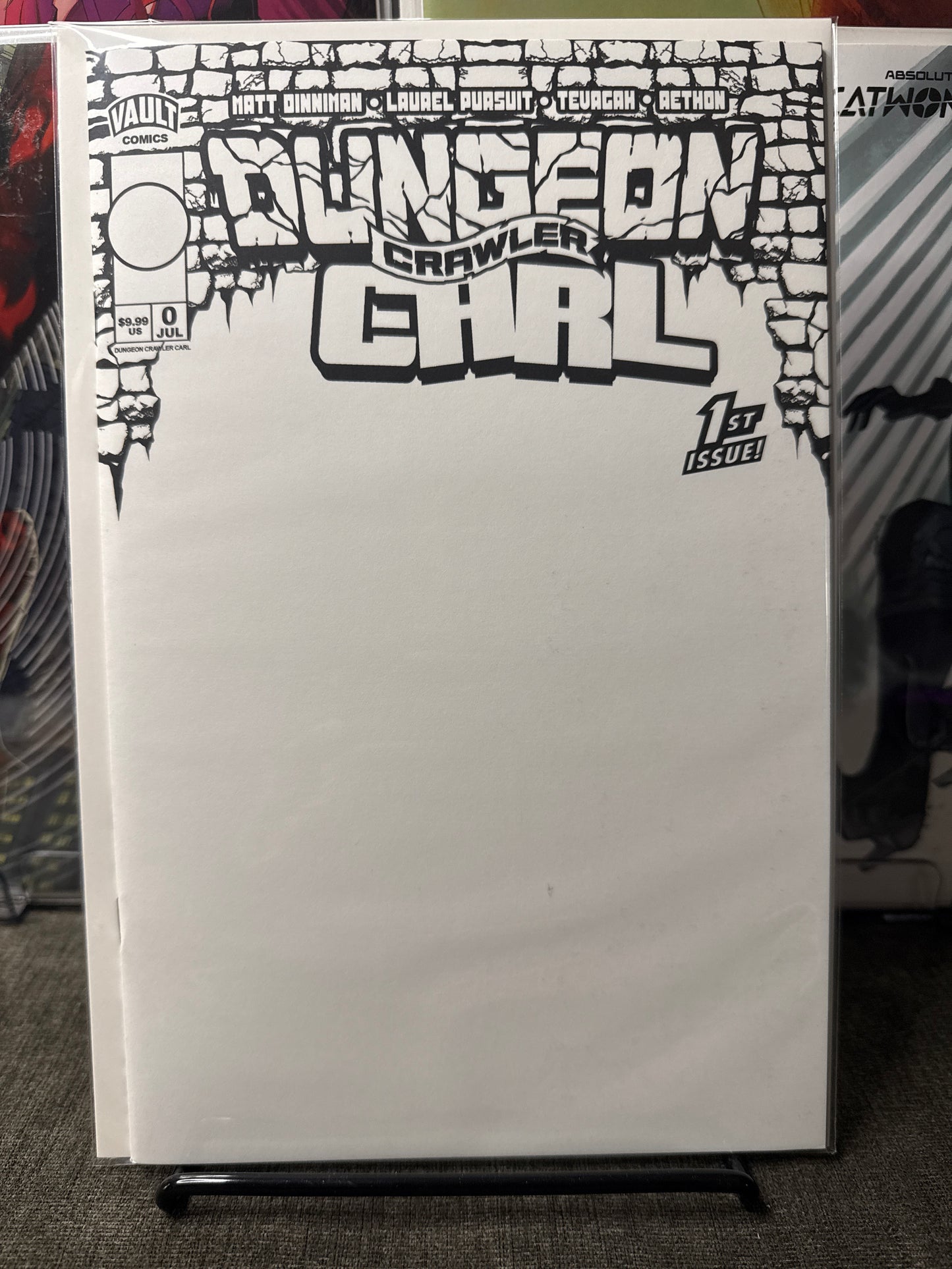 DUNGEON CRAWLER CARL SPECIAL EDITION #0 – Cover E Blank Sketch Variant
