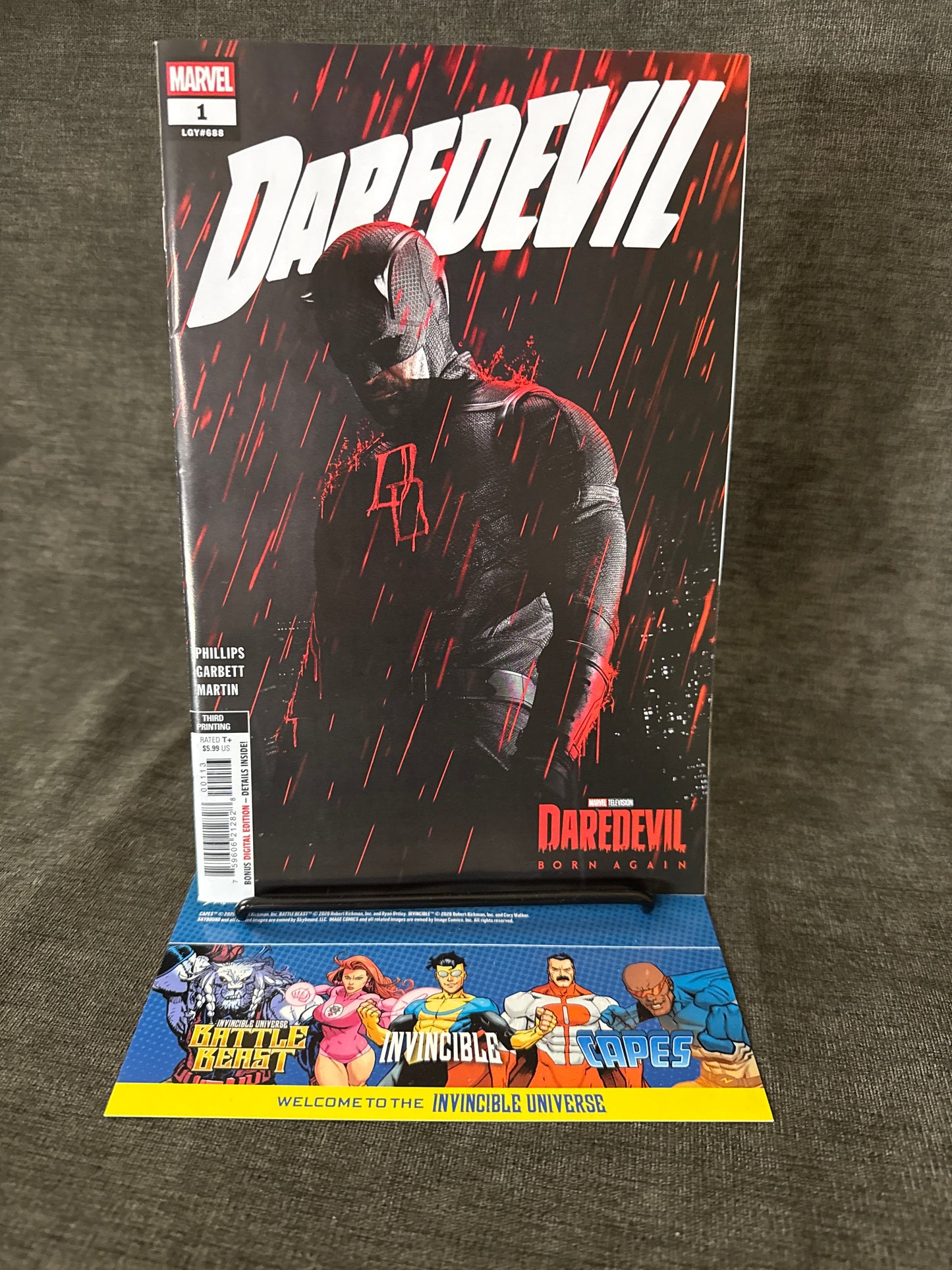 DAREDEVIL #1 β Marvel Television 3rd Printing Variant π₯πΉ