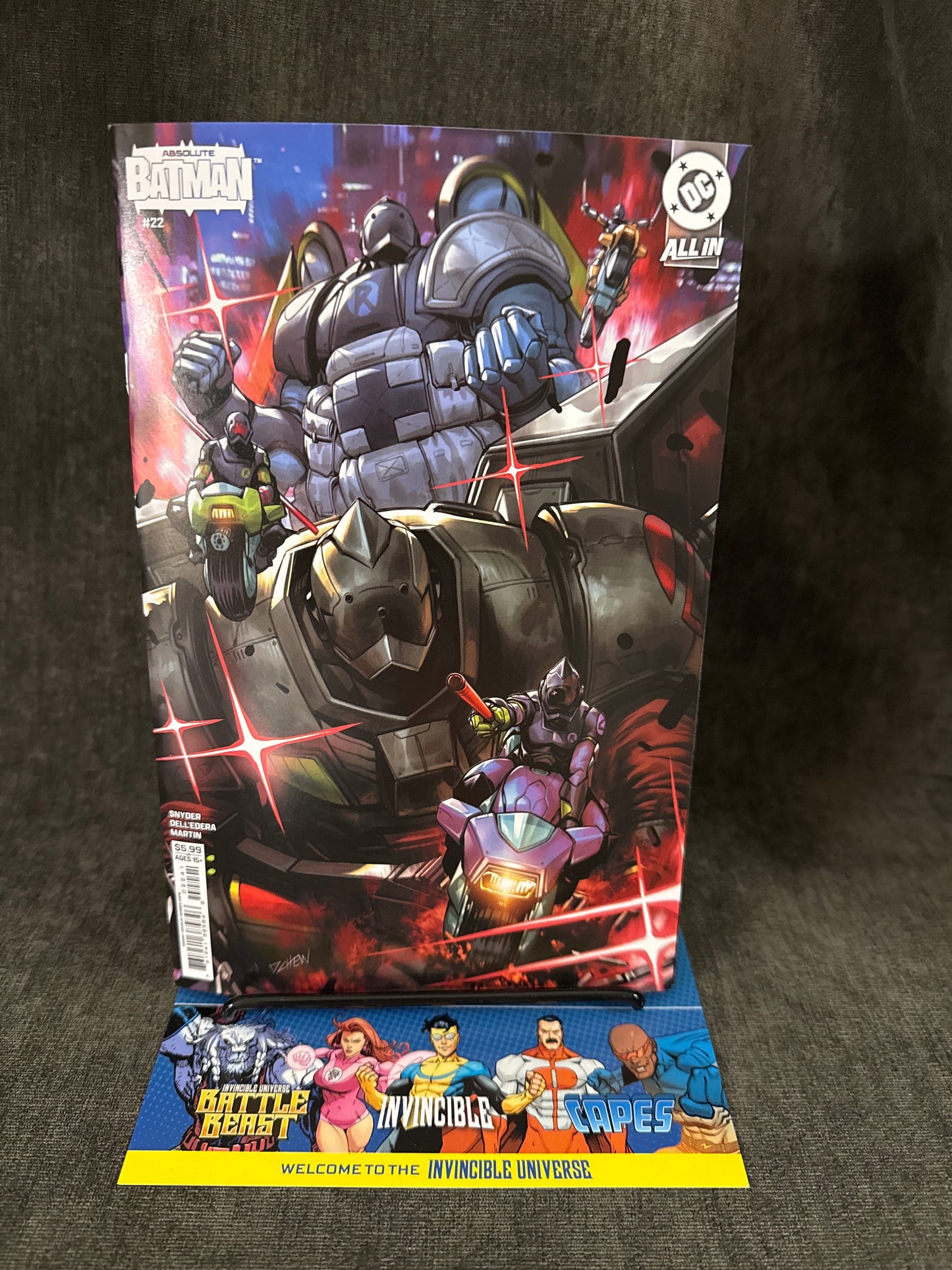 ABSOLUTE BATMAN #22 β Cover D Derrick Chew Card Stock Variant