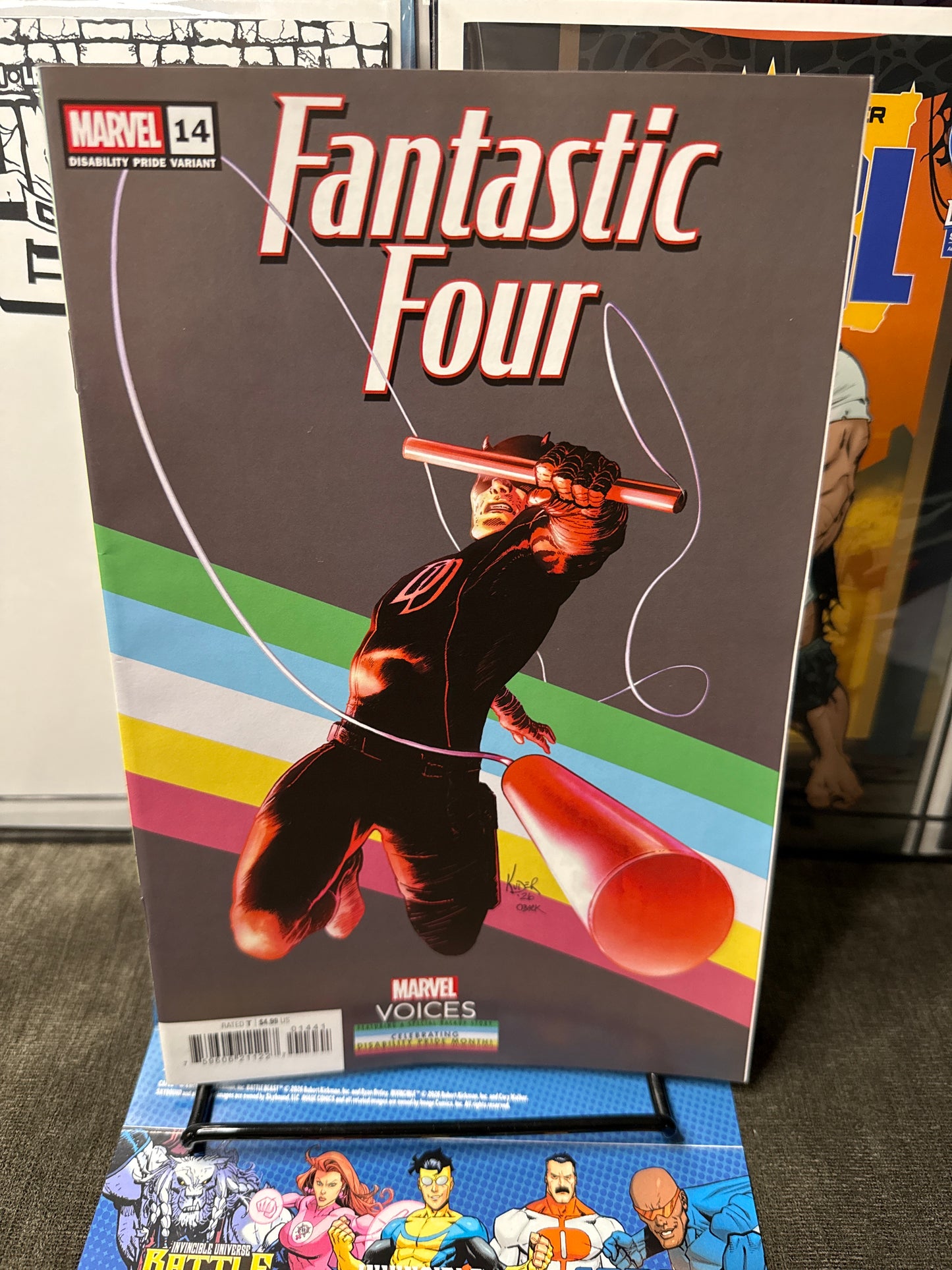 FANTASTIC FOUR #14 AARON KUDER DISABILITY PRIDE VARIANT