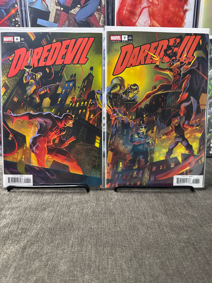 DAREDEVIL #6 & #7 – FLAVIANO 2-PART CONNECTING VARIANT SET