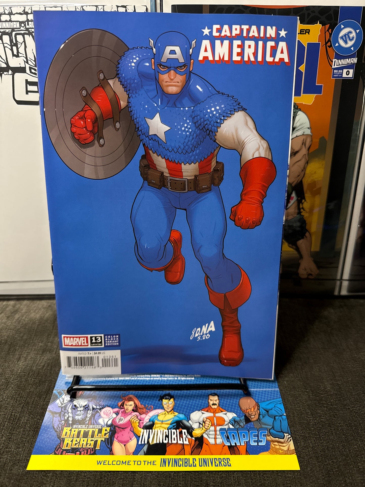 CAPTAIN AMERICA #13 – David Nakayama Color Block Blue Variant [ARM]