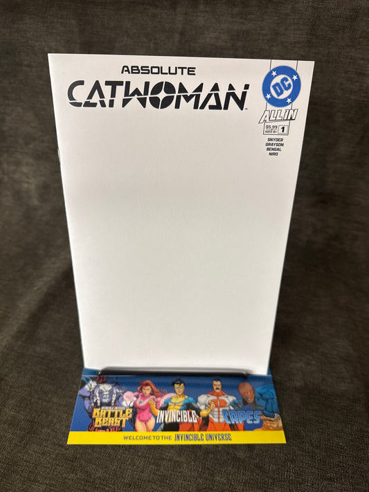 ABSOLUTE CATWOMAN #1 (OF 6) CVR G BLANK CARD STOCK VARIANT