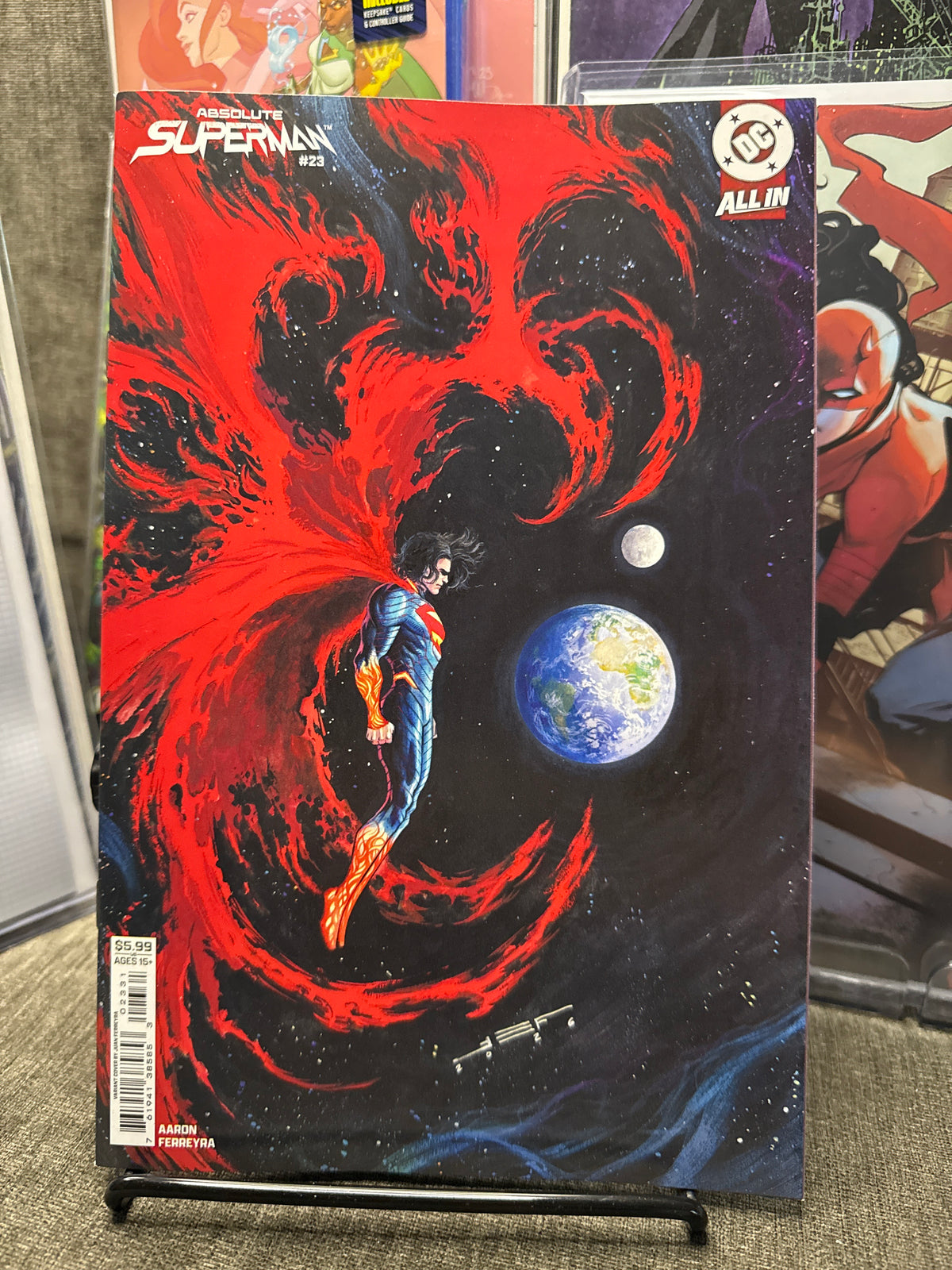 ABSOLUTE SUPERMAN #23 CVR C JUAN FERRERYA CARD STOCK VAR