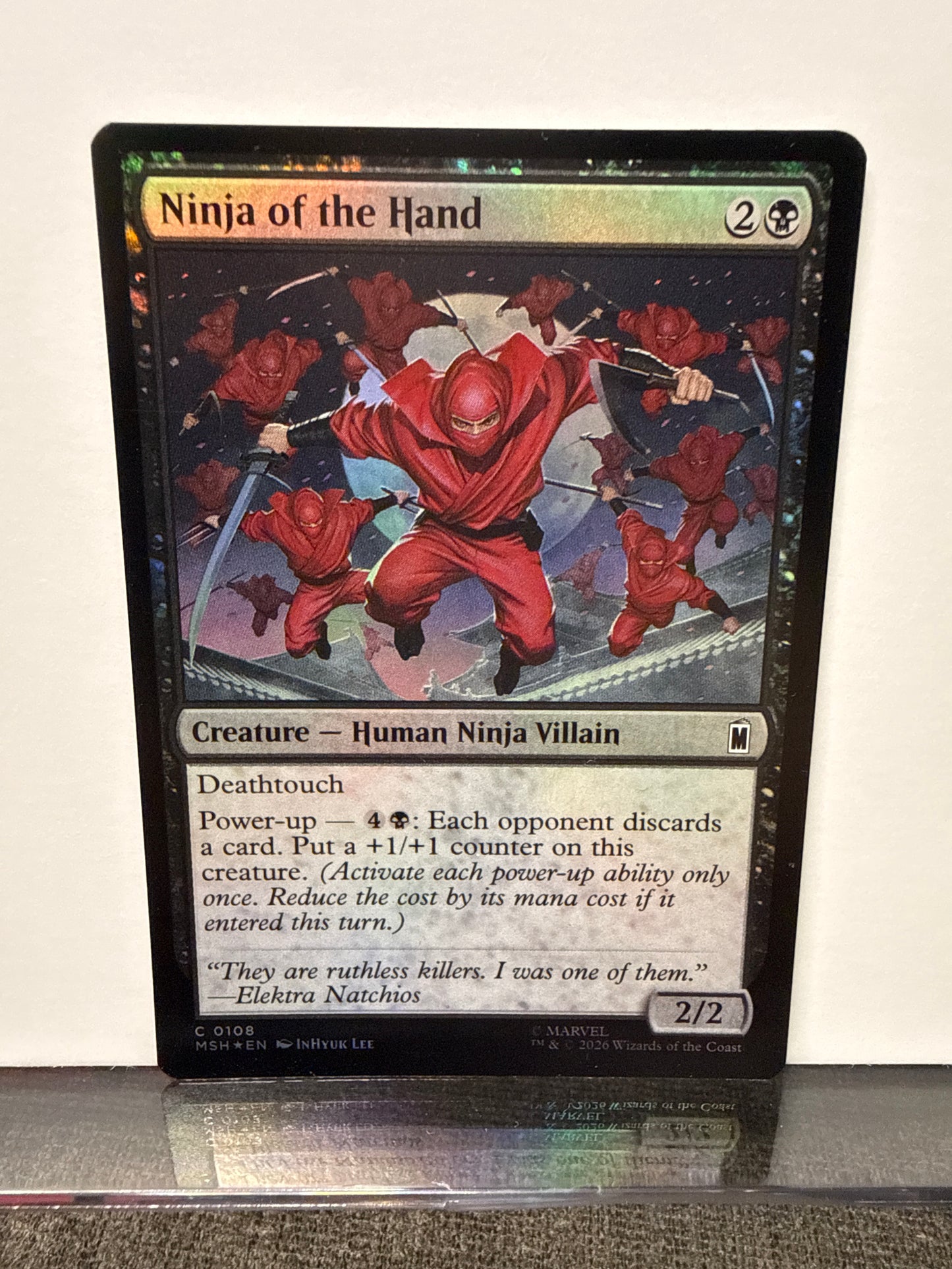 Ninja Of The Hand [FOIL] #108