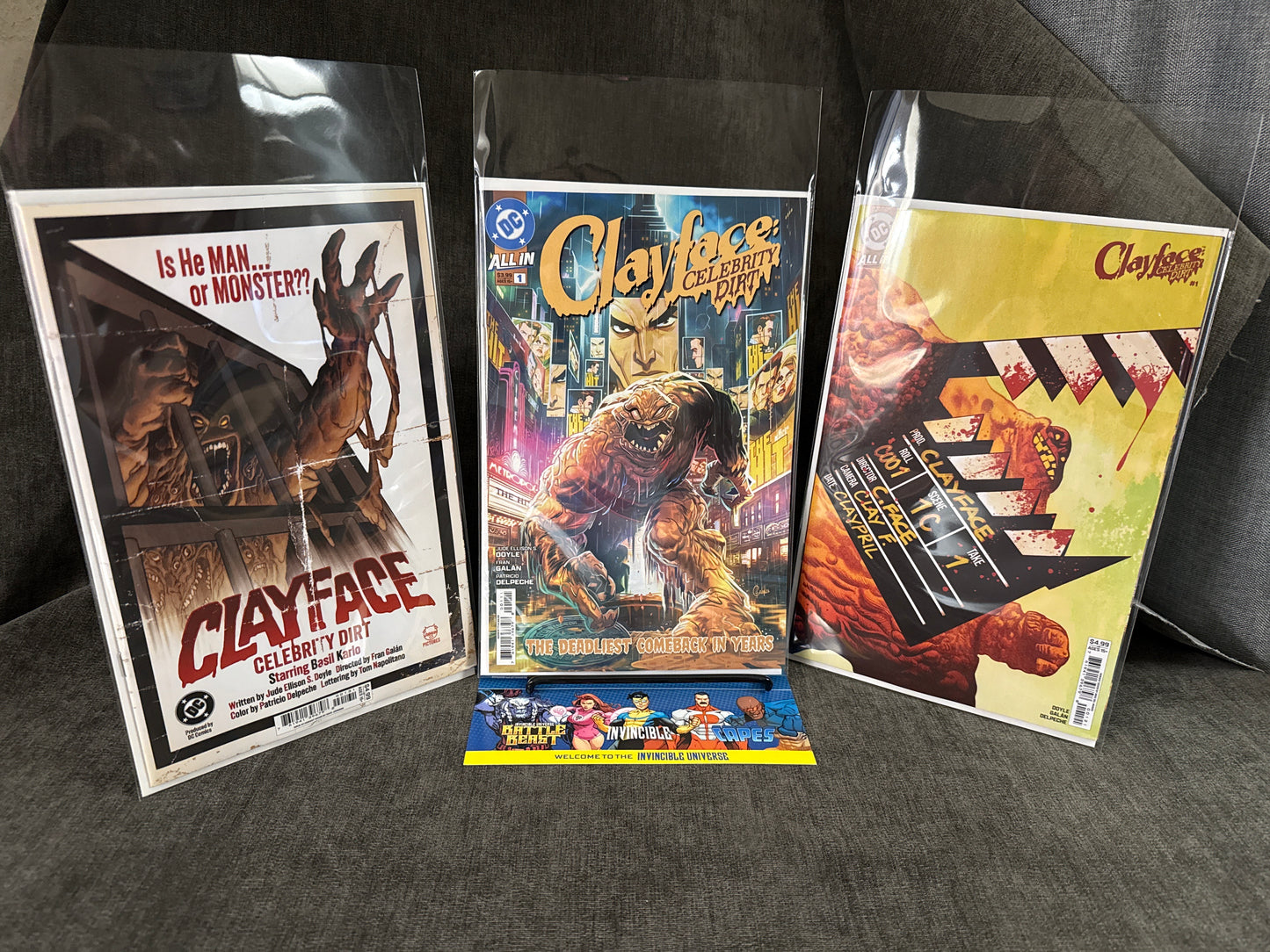 CLAYFACE: CELEBRITY DIRT #1 (OF 6) – Cover A, B & C Variant Bundle