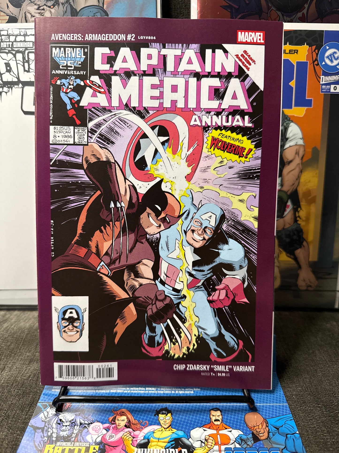 cover AVENGERS: ARMAGEDDON #2 CHIP ZDARSKY SMILE VARIANT