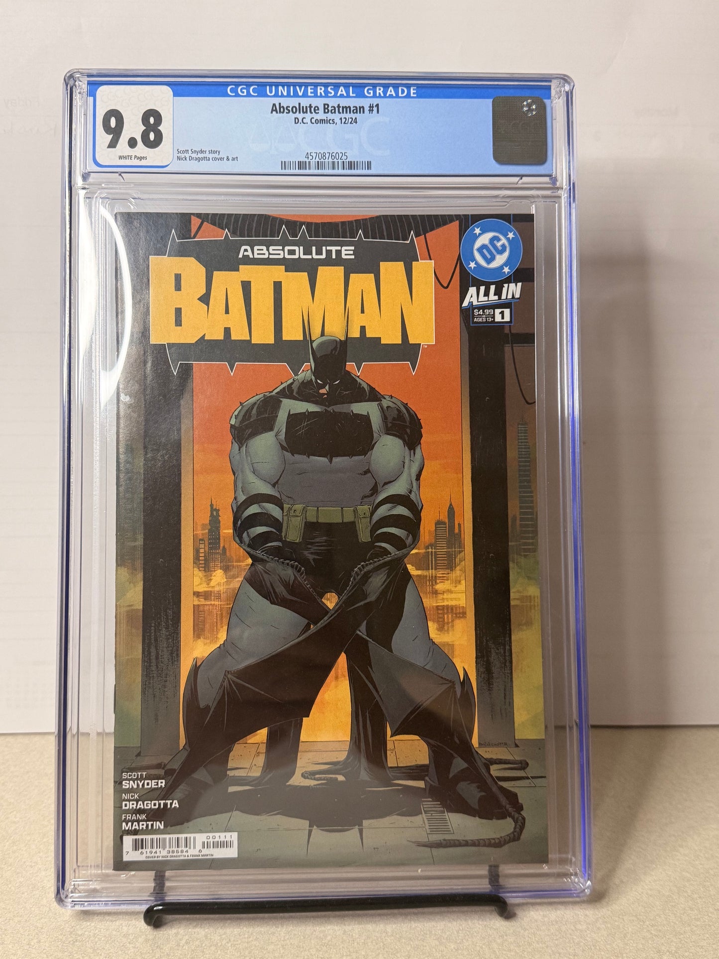 Absolute Batman #1 CGC 9.8