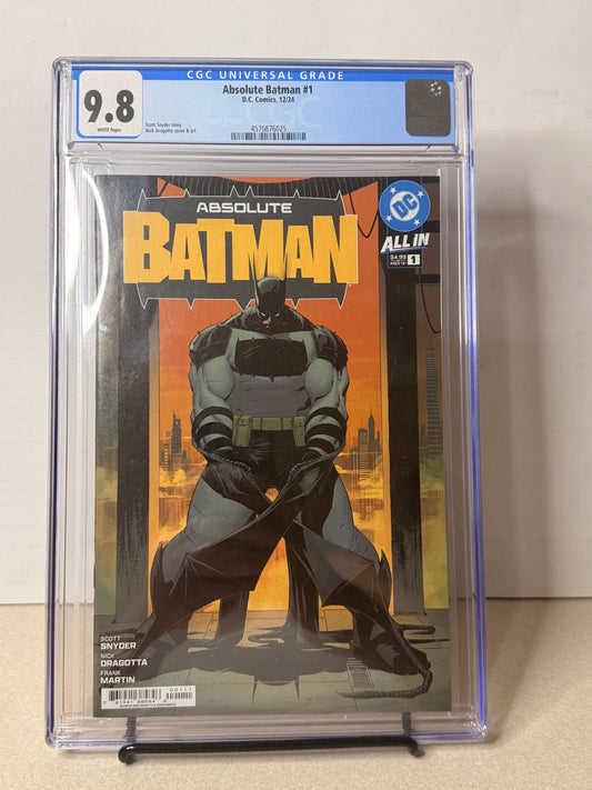 Absolute Batman #1 CGC 9.8
