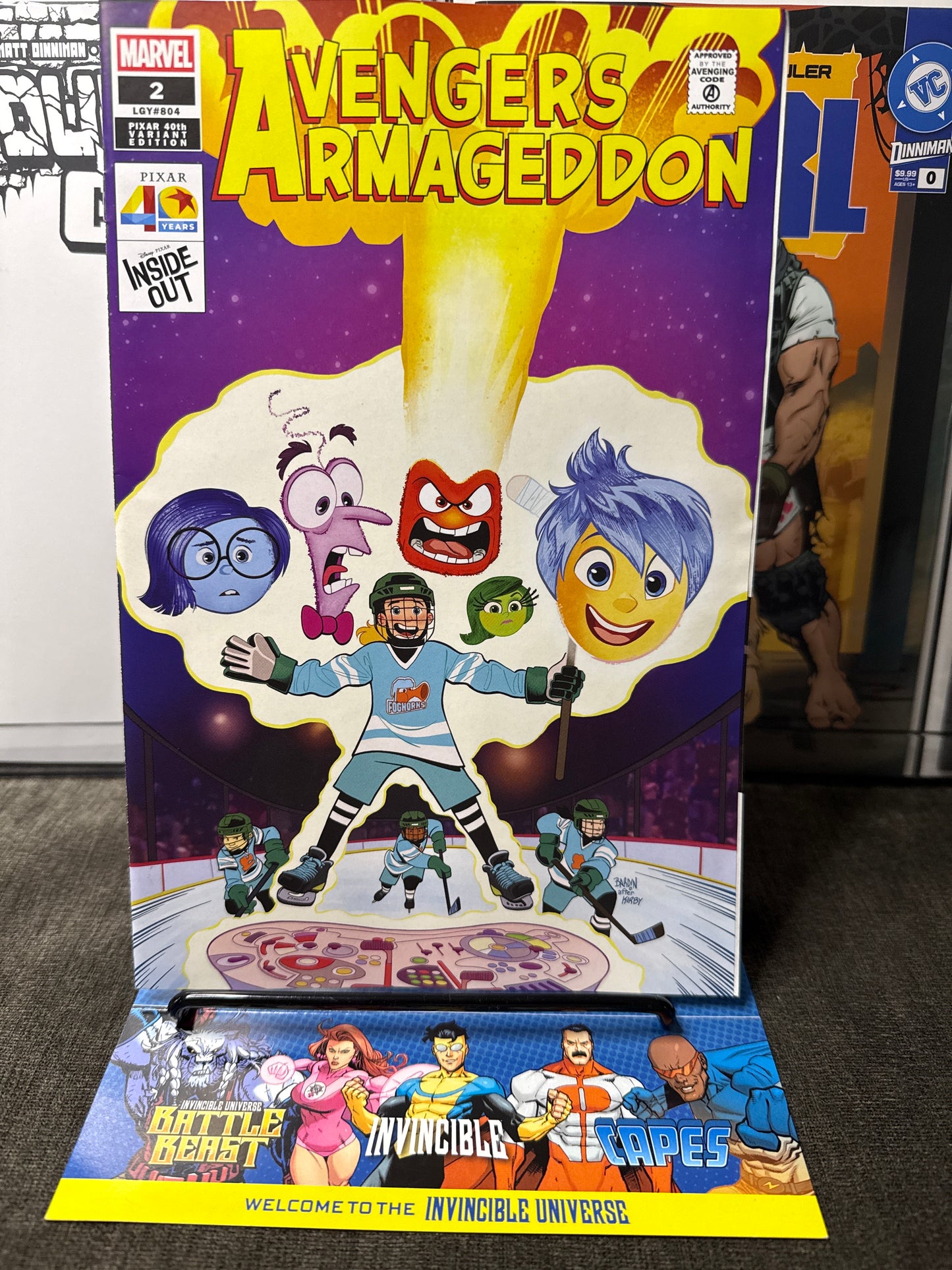 AVENGERS: ARMAGEDDON #2 DAVE BARDIN PIXAR 40TH VARIANT