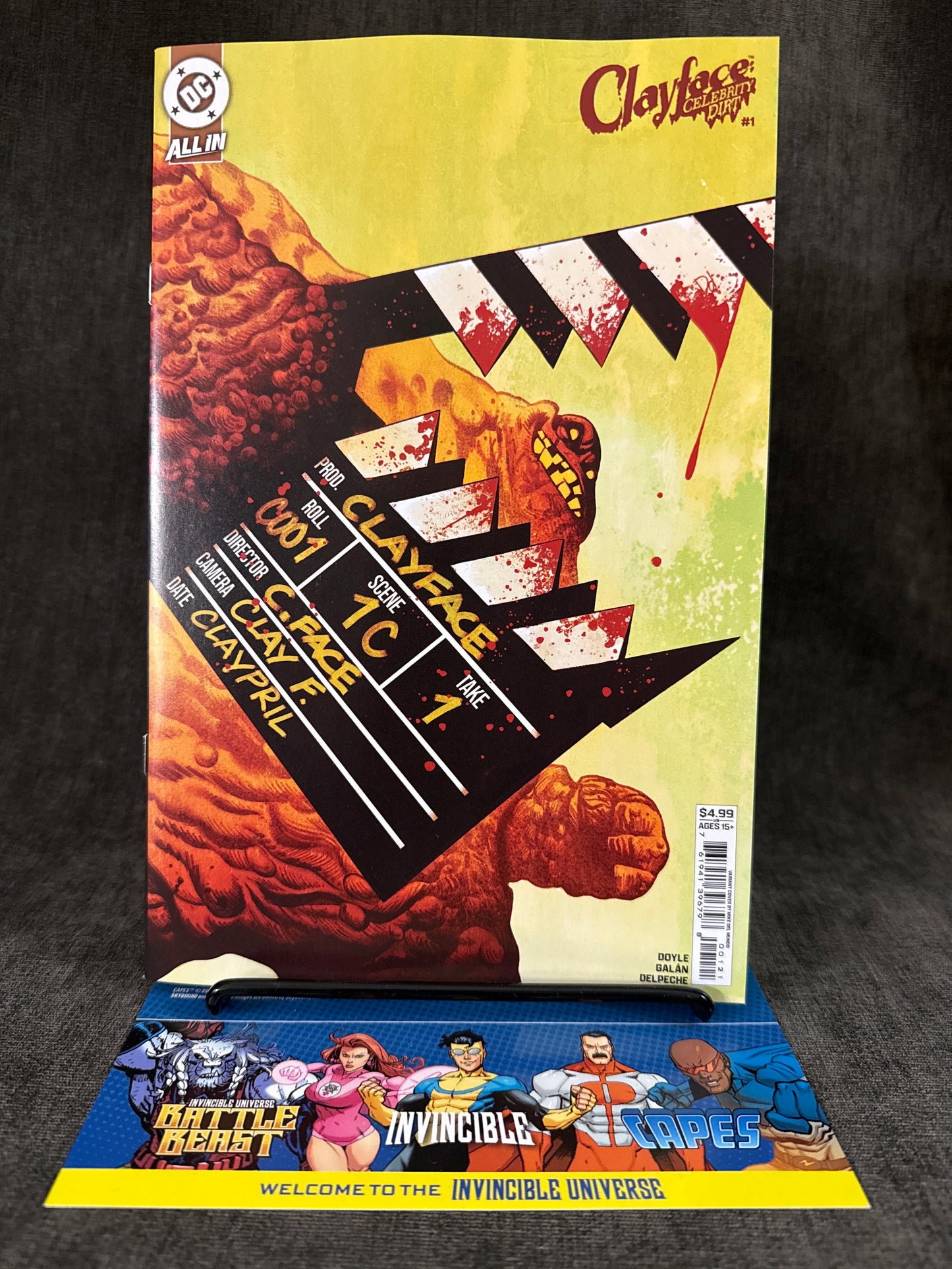 CLAYFACE: CELEBRITY DIRT #1 (OF 6) – Cover B Mike Del Mundo Card Stock Variant