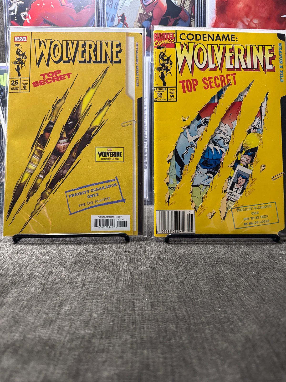 WOLVERINE #50 (1991) & WOLVERINE #25 (2026) – 2-COMIC MARVEL SET [NM]