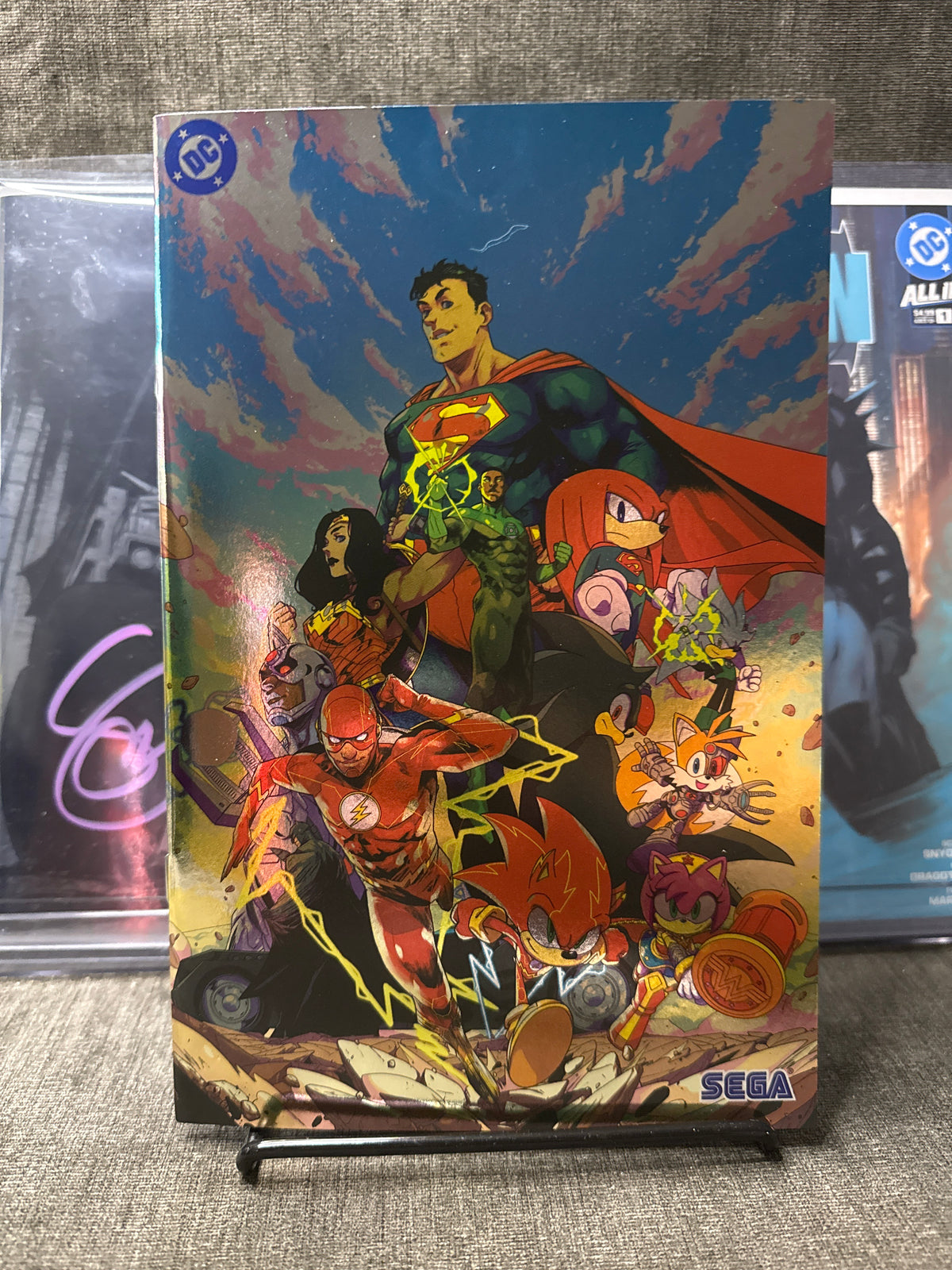 DC X SONIC THE HEDGEHOG THE METAL LEGION #1 (OF 5) CVR E PABLO M COLLAR FOIL
