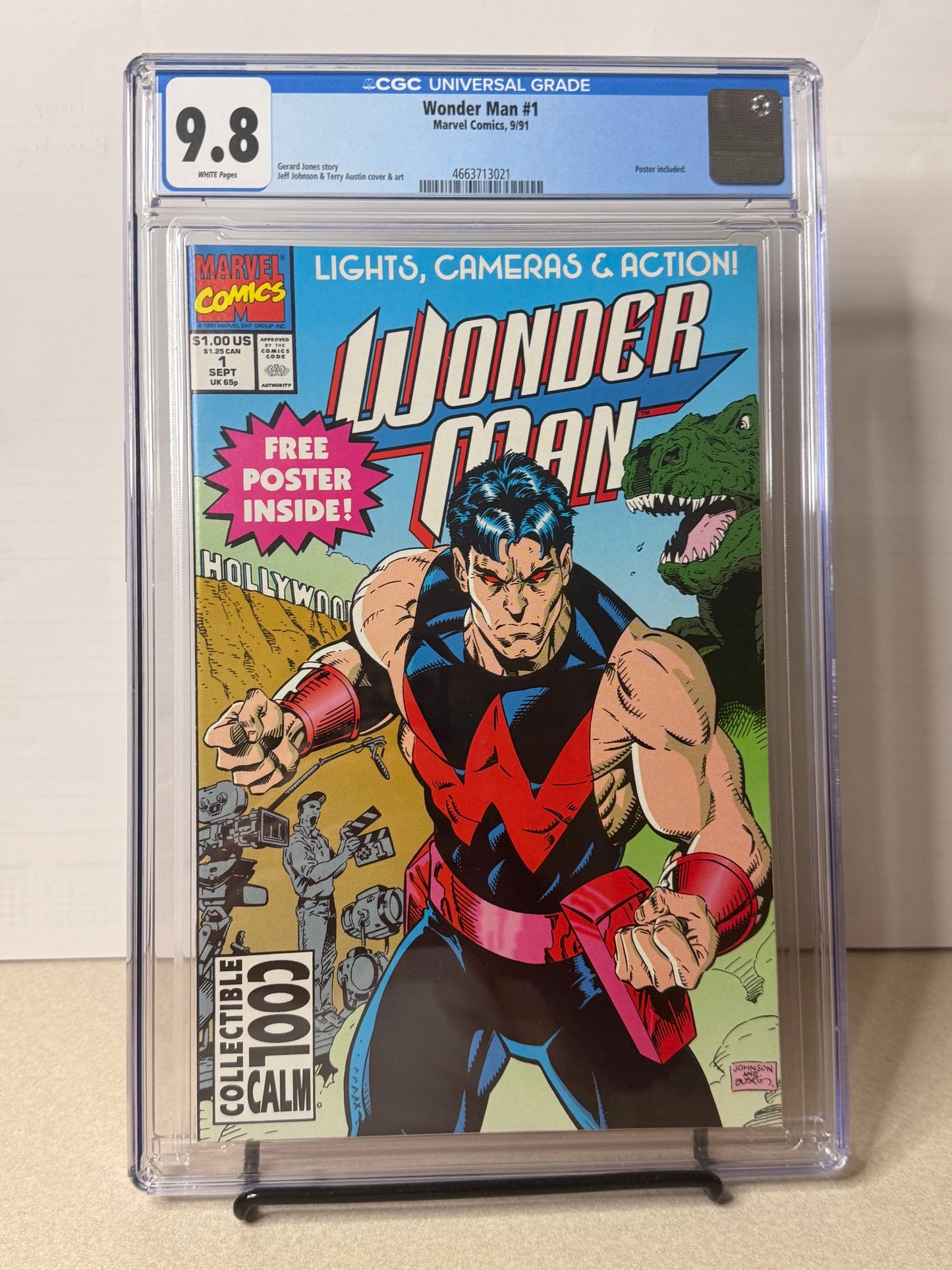 🔑Wonder Man #1 CGC 9.8 (White Pages) (Poster Included)