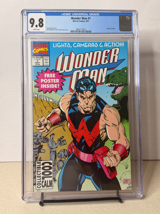 🔑Wonder Man #1 CGC 9.8 (White Pages) (Poster Included)