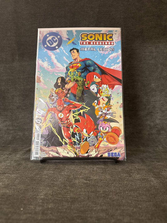 DC x Sonic the Hedgehog: The Metal Legion #1 – Covers A, B, C, D, E, & F; BUNDLE! ⚡🦔