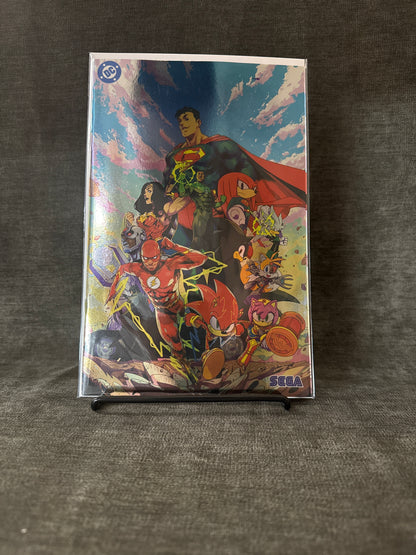 DC x Sonic the Hedgehog: The Metal Legion #1 – Covers A, B, C, D, E, & F; BUNDLE! ⚡🦔