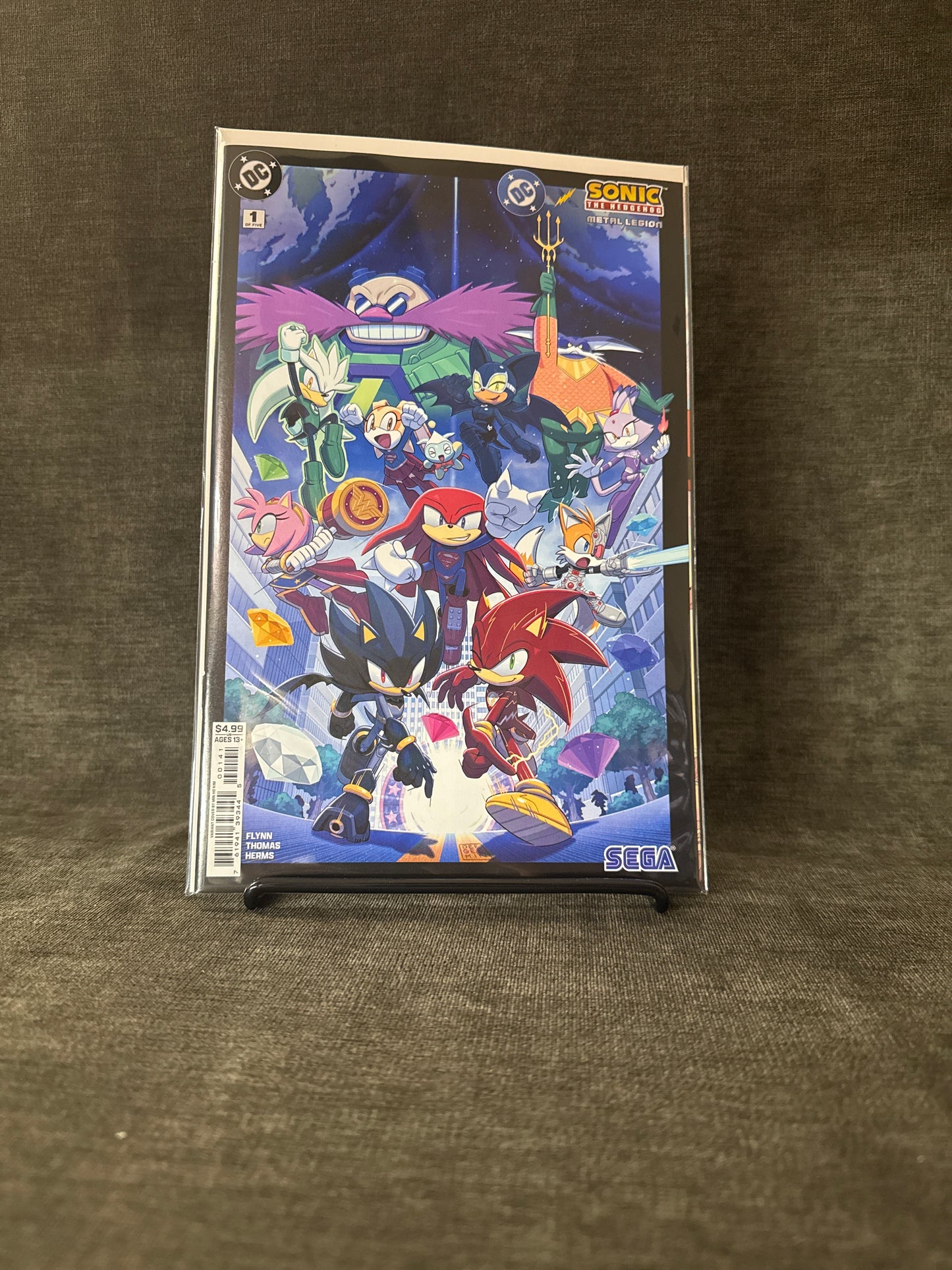 DC x Sonic the Hedgehog: The Metal Legion #1 – Covers A, B, C, D, E, & F; BUNDLE! ⚡🦔