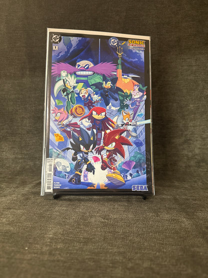 DC x Sonic the Hedgehog: The Metal Legion #1 – Covers A, B, C, D, E, & F; BUNDLE! ⚡🦔