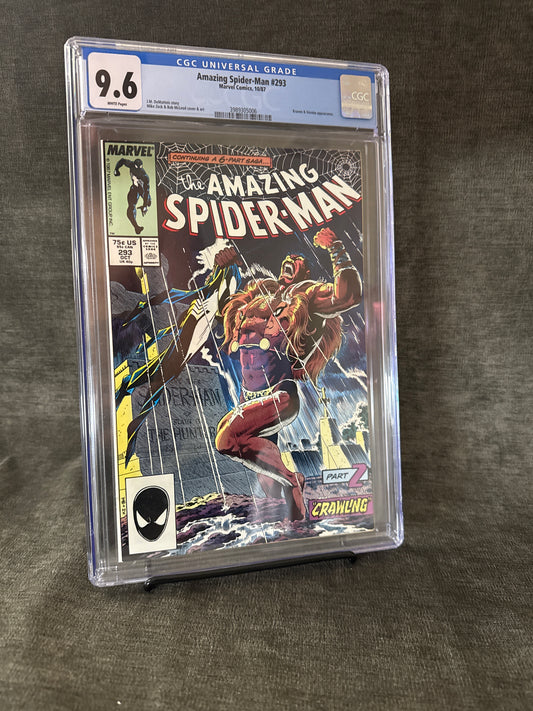 Amazing Spider-Man #293 CGC 9.6 – Certified Collectible | Cert #3989305006