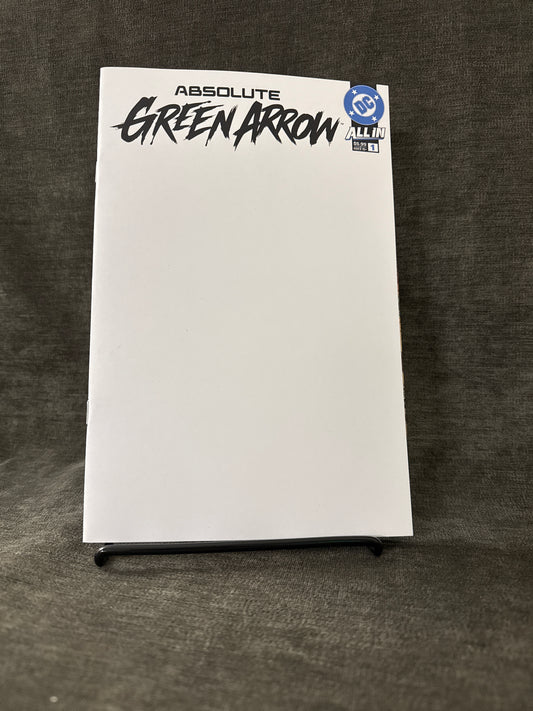 ABSOLUTE GREEN ARROW #1 (OF 6) CVR G BLANK CARD STOCK VAR